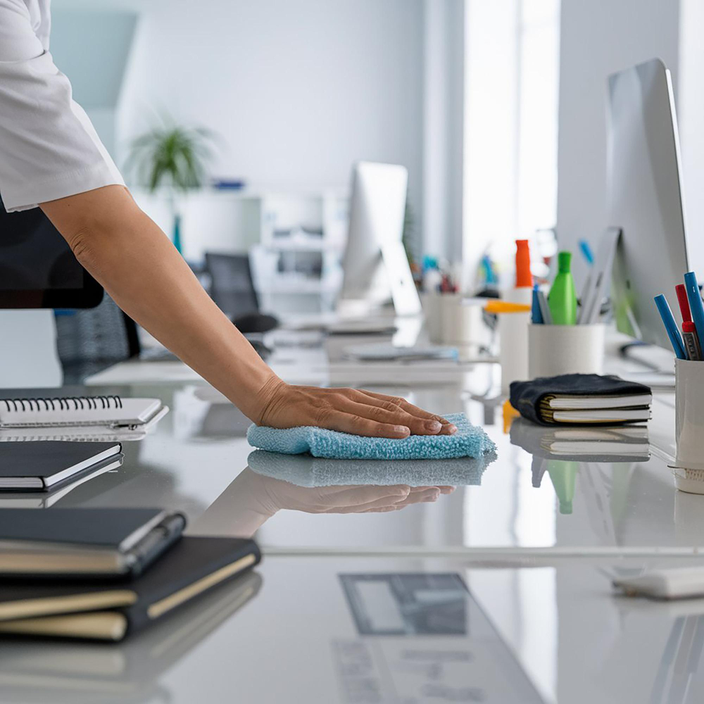 Büro reinigen in Frankfurt durch Megaclean